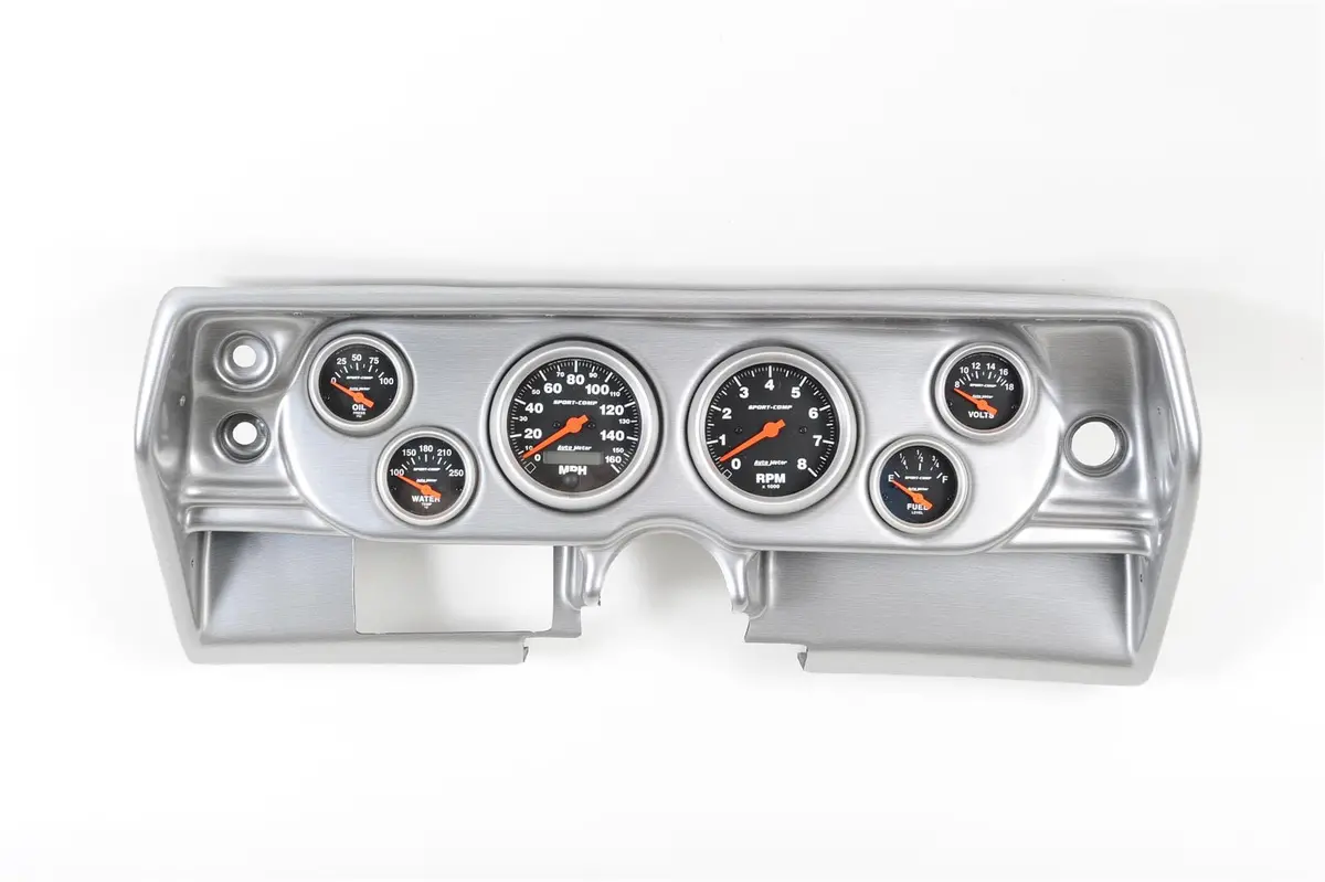 Thunder Road Vintage-Inspired Instrument Cluster With Autometer Gauges – Custom Dash Integration (102680812) 1