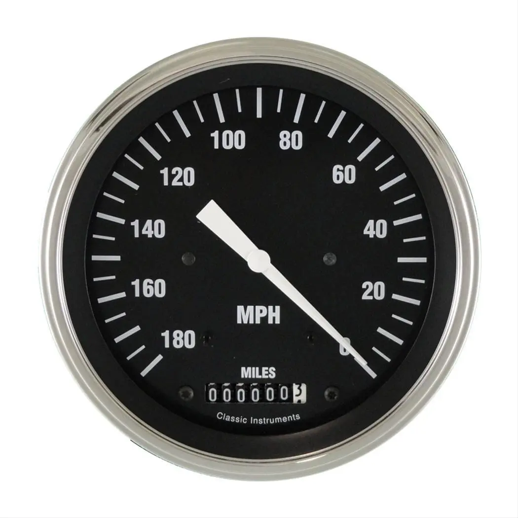 Classic Instruments Hot Rod Speedometer With Led Illumination And Customizable Face 1