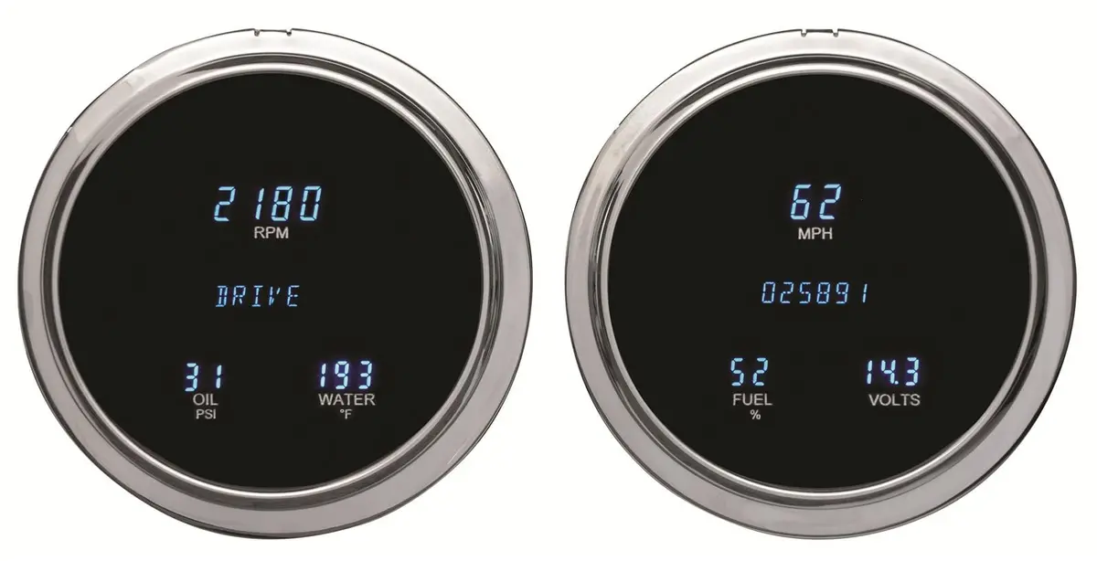 Dakota Digital Vfd3-47C-Pu-Z Direct-Fit Replacement Gauge Cluster 1
