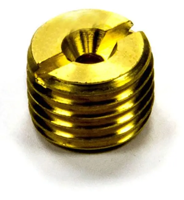 En7009-58 Main Oil Bypass Restrictor Pill – Precision-Machined Brass Component 1
