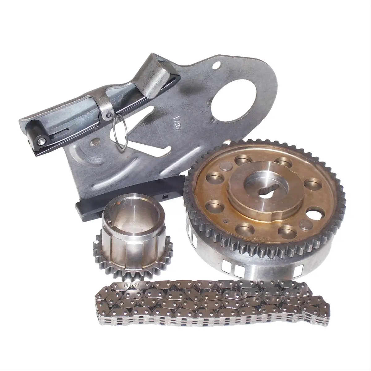 Melling 3-704S Timing Chain Kit – Heavy-Duty Steel Components With Guide & Tensioner 1