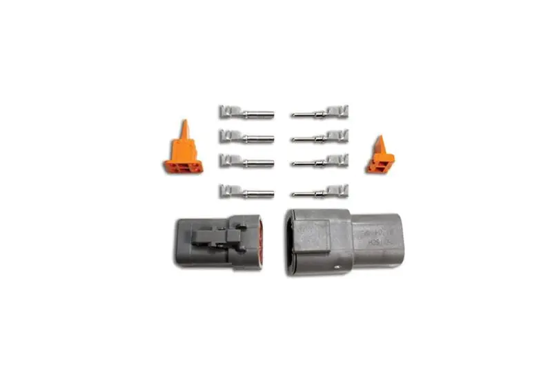 Nitrous Outlet Deutsch Connector Set - Weatherproof 4-Pin Electrical Connectors 1