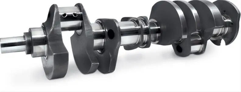 Scat 4-350-3800-5700-L Forged Steel Crankshaft – Standard Weight, Small Block Chevy 1
