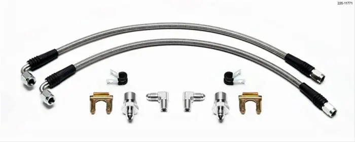 Wilwood 220-11771 Stainless Steel Brake Flex Line Kit 1