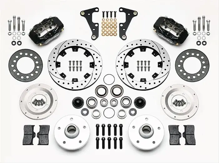 Wilwood Dynalite Pro Series Front Disc Brake Kit – Forged Calipers & Rotors (140-12617-D) 1