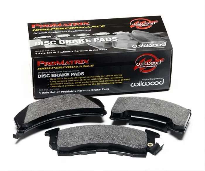Wilwood 150-D0857K Promatrix Brake Pads – Race-Derived Compound For Street And Track 1